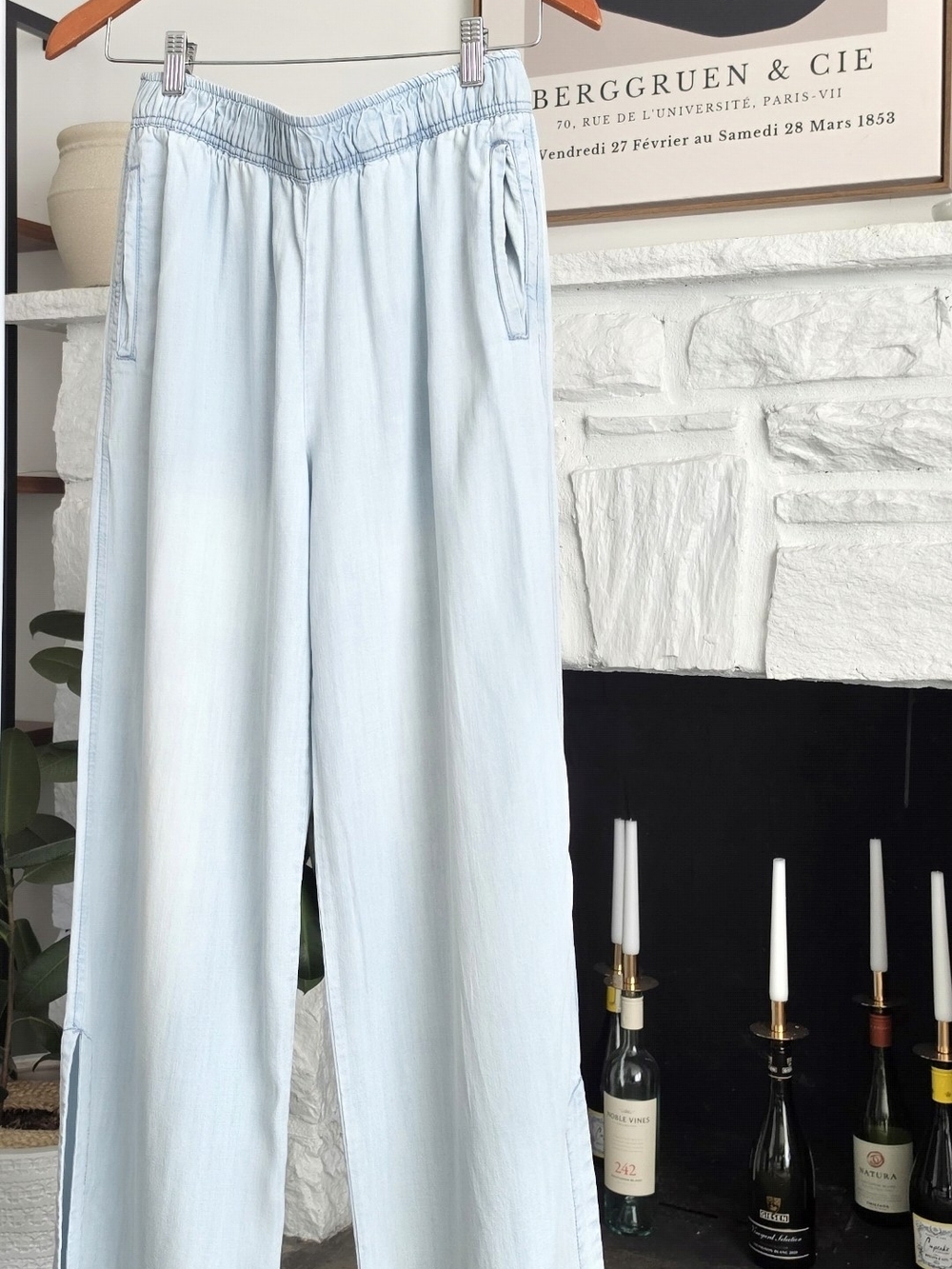 G R A C E the perfect fit super soft wide leg pants Retail $48 NWOT